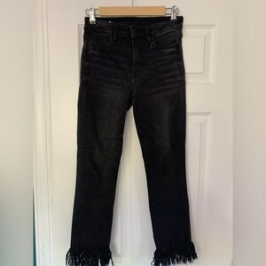 American Eagle NE(X)T Stretch frayed hem denim-size 6